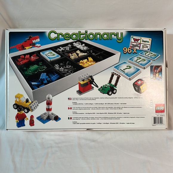 Lego 3844 Games Creationary Building Board Game-COMPLETE - Picture 2 of 13